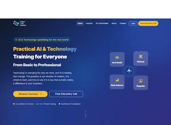 Teach AI Tools Website